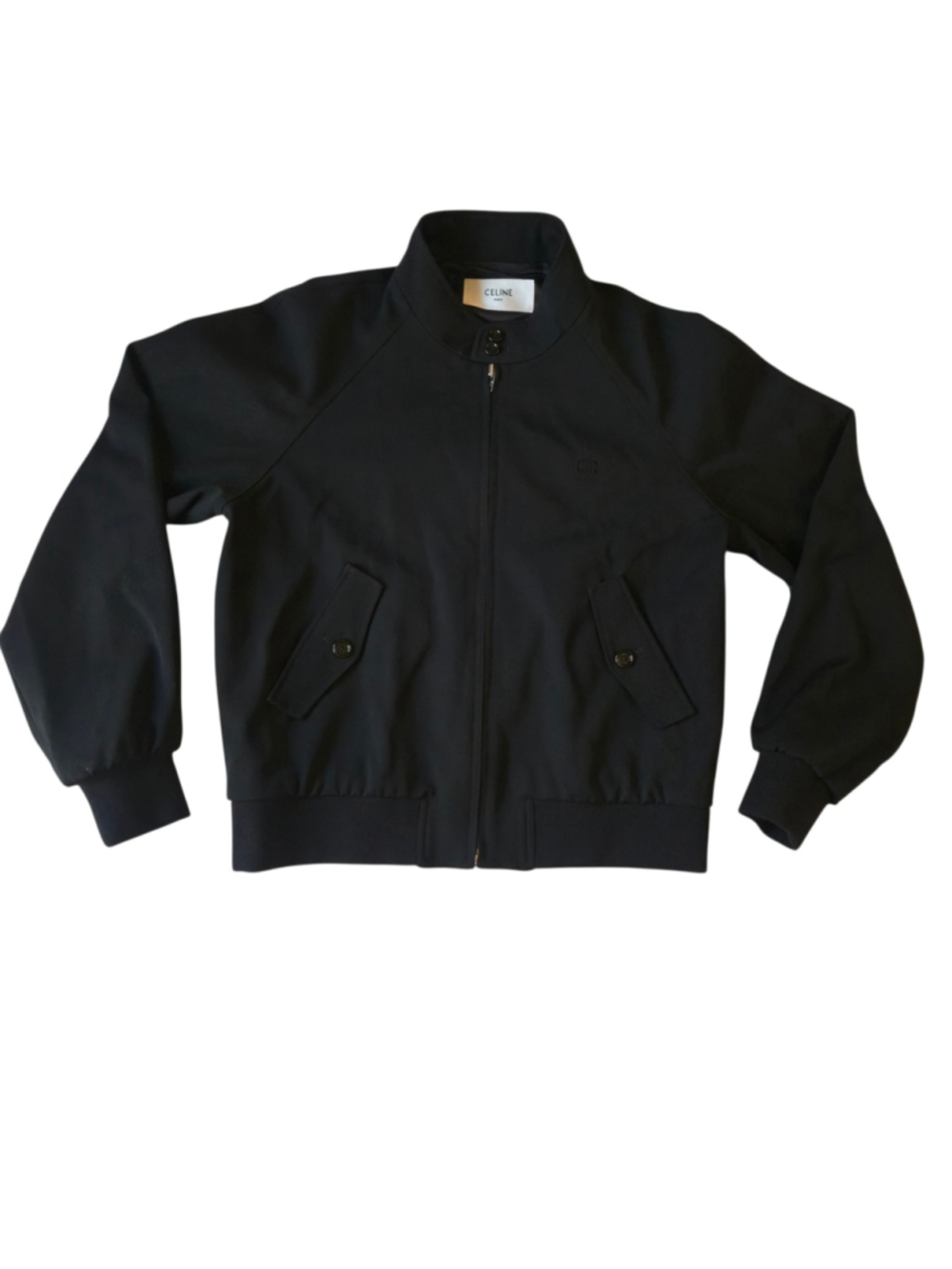 CELINE by Hedi Slimane 23AW Triomphe Gabardine Wool Blouson Jacket - Size 48